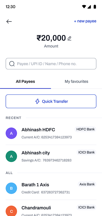 HDFC Mobile Banking — screen 3